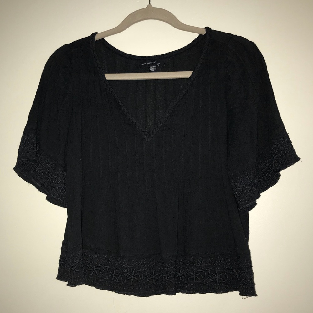 navy blue top